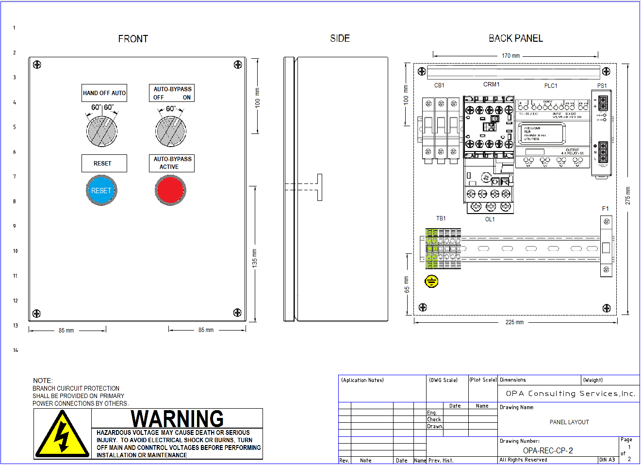 Constant Pressure Pump Controller Drawing ... Free to Download